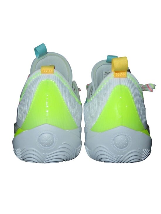 Li Ning Way of Wade Cloud Plus 808 II 2 Energy Basketball Shoes White Neon Green main image 7